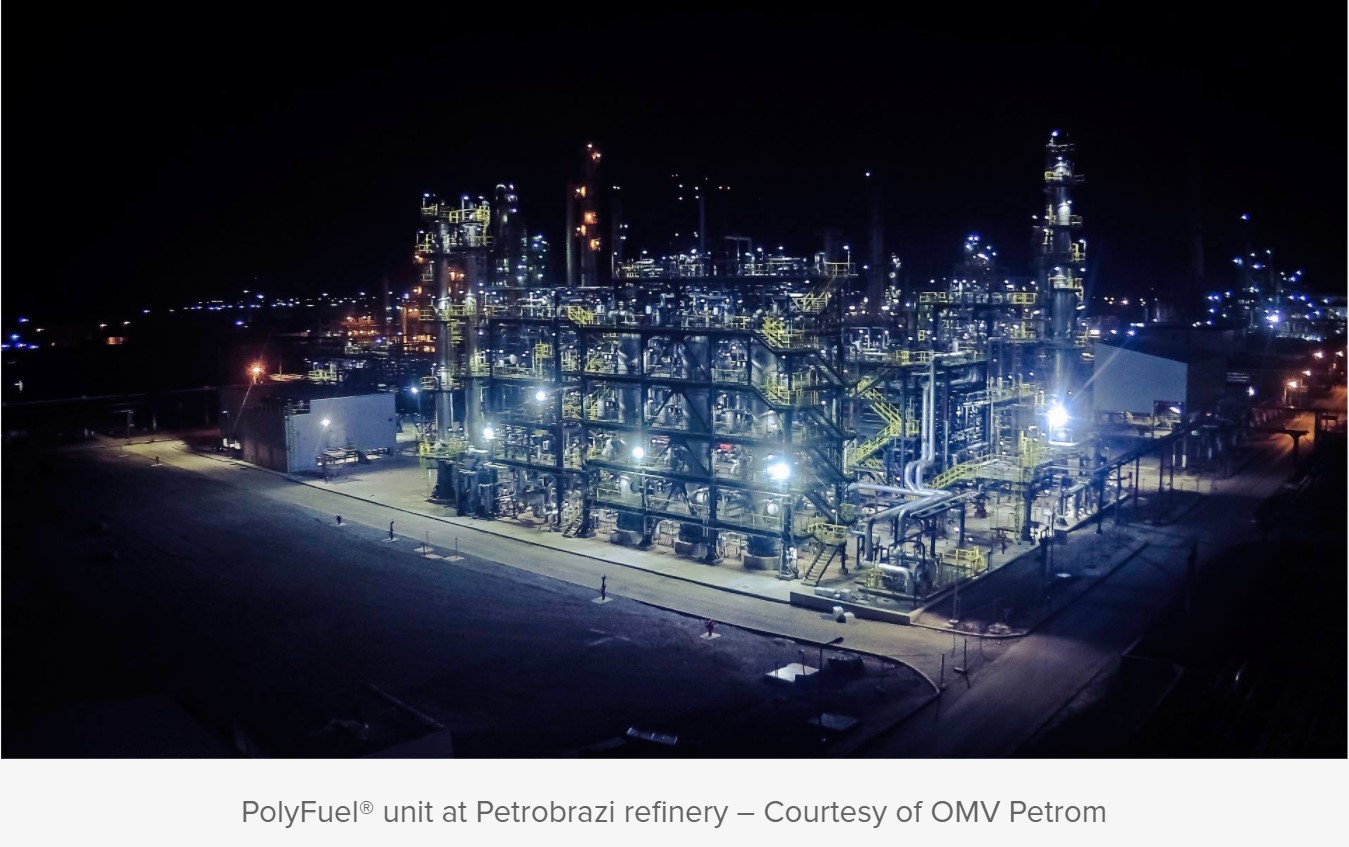 PolyFuel® unit at Petrobrazi refinery – Courtesy of OMV Petrom
